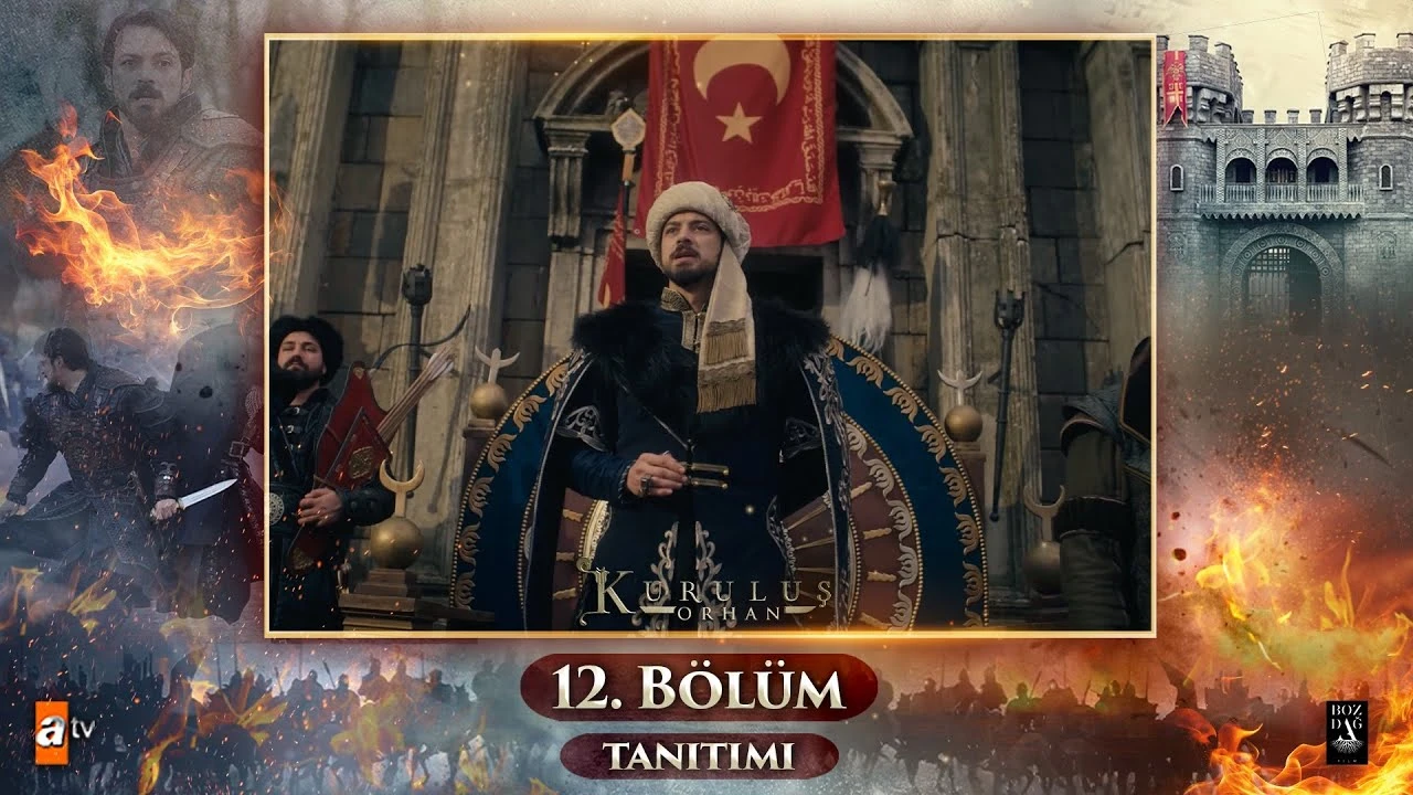 Orhan Bey standing firm as Demirhan Bey’s shadow rises in Kurulus Orhan Season 1 Episode 12 Trailer 1