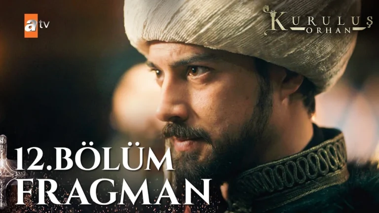 Sultan Orhan Bey standing before his army as war drums rise in Orhan Episode 12 Trailer 1