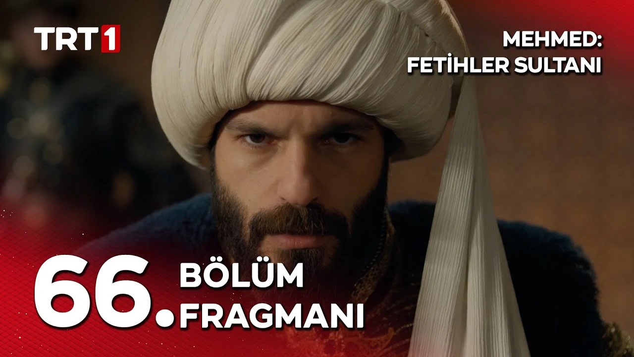 Mehmed Episode 66 Trailer 1 showing Sultan Mehmed facing Janissary rebellion and political tension inside the Ottoman palace.