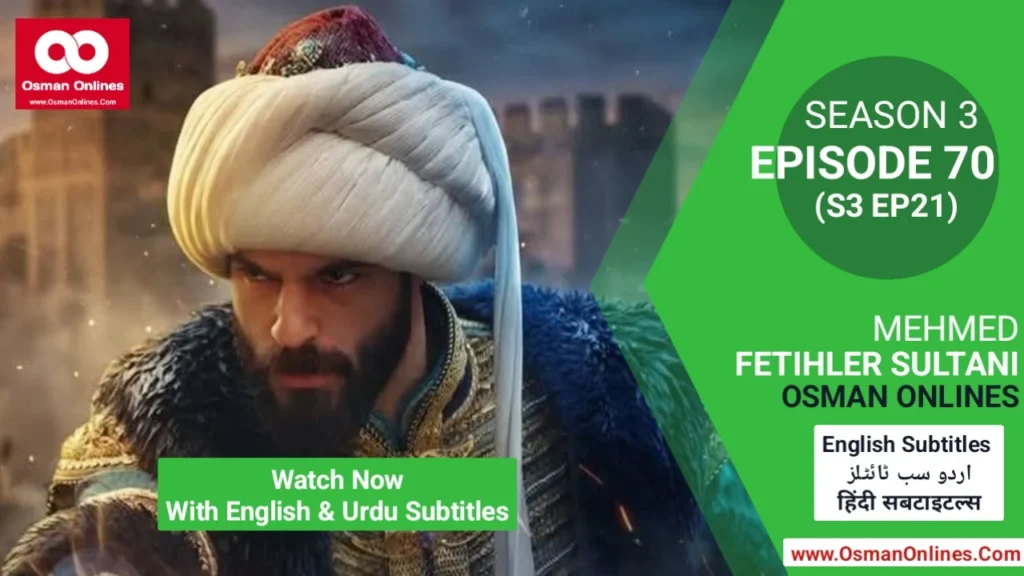 Mehmed Season 3 Episode 70 featuring Sultan Mehmed during a strategic palace council meeting.