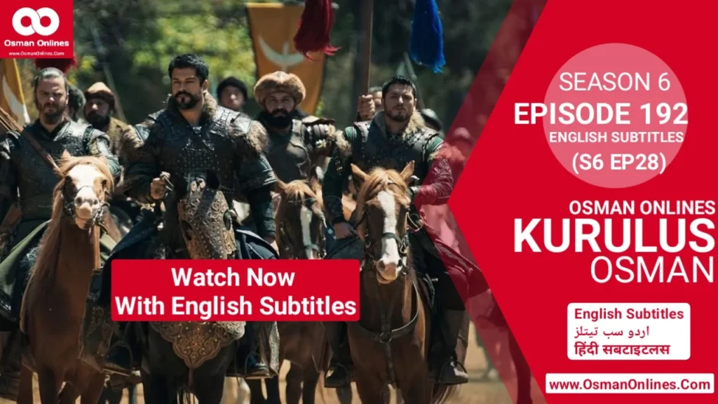 Kurulus Osman Season 6 Episode 192 English subtitles HD scene